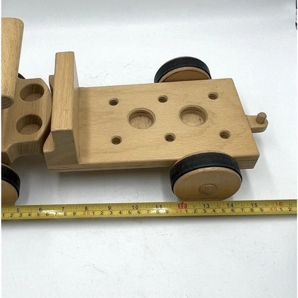 NIC “Creamobil” Beechwood Wooden Truck Base Model-Long: Manufactured in Germany